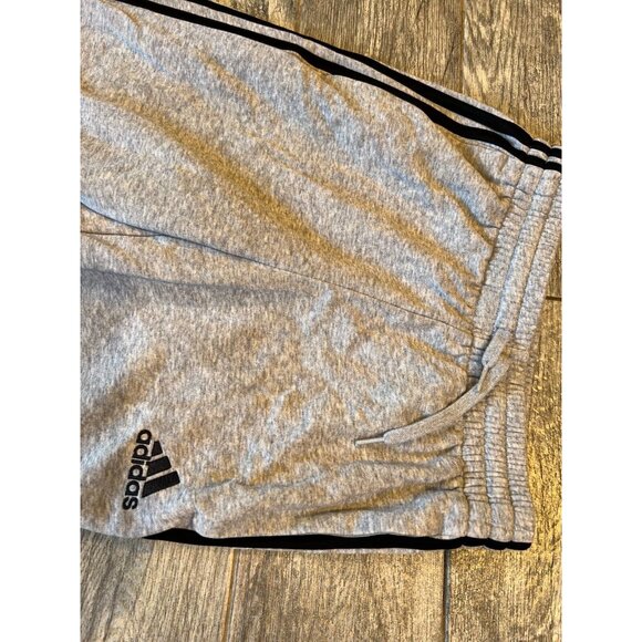 Adidas sweatpants joggers Mens size Small Gray Pockets Track Pants - Picture 7 of 8